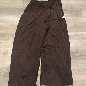 Divided Brown Track Pants